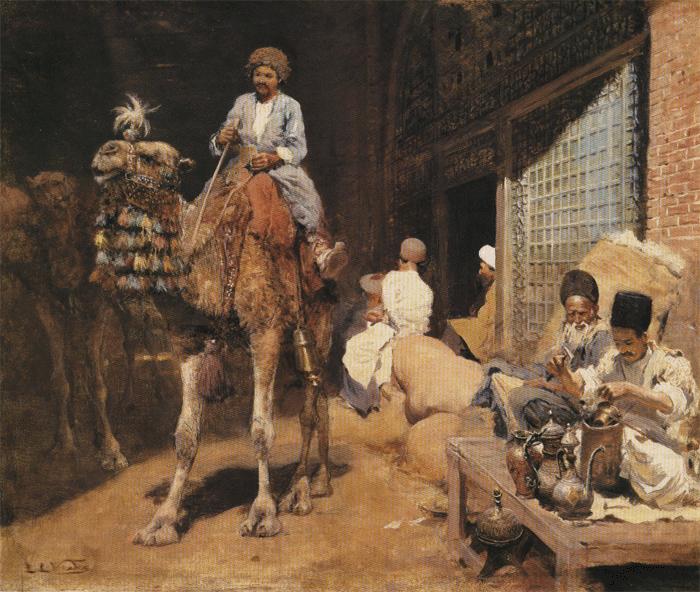 A Market in Isphahan, Edwin Lord Weeks